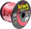 Cable de Corriente Krack Audio FLEX-PRO Calibre 4AWG - Rojo