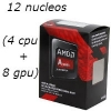 AMD APU KAVERI A10 7700K (4 CPU + 6 GPU) CORE 3.4/3.8 GHZ 4MB 95W FM2+ 384 RADEON CORE R7 CAJA