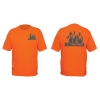 Camiseta 100% algodón, naranja, talla 40