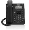 TELEFONO IP SIP BASICO PANTALLA 2.3 LCD INCLUYE ADAPTADOR AC NO POE 1 PTO LAN NEGRO