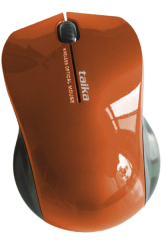 Mouse Inalámbrico TAIKA Optico 1600dpi 2.4GHz USB - NARANJA