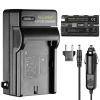 Kit de Cargador y Batería Recargable NP-F550 NP-F570 2200mAh para Video Cámaras Sony CyberShot D Series DS