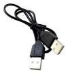 Cable USB 2.0 Tipo A-A Macho 1.5m