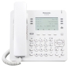 TELEFONO IP PROPIETARIO PANASONIC  6X4 BOTONES CO FLEXIBLES, 2 PUERTOS ETHERNET GB, POE. COMPATIBLE COMPATIBLE CON IP-PBX  NS/NSX COLOR BLANCO.