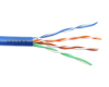 Cable de datos UTP Cat5e, 4 pares, Azul