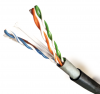 Cable UTP Cat6A 500MHz Exterior 100% Cobre 23AWG TIA/EIA-568-C2 Doble Forro, con GEL