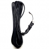 Cable de Corriente 2x18AWG, UL E341716 105º 300V, con Clavija, 8m, Negro