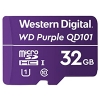 Memoria Wd 32gb Micro Sdhc Purple Sc Qd101 Videovigilancia 24, 7 Clase 10 U1 Lect 50mb, s Esc 40mb, s