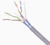 Cable Blindado F/UTP de 4 Pares, Z-MAX, Cat6A, Soporte de Aplicaciones 10GBase-T, CM, Color Gris
