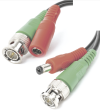 Cable Coaxial Armado para Cámaras de CCTV, Siamés, Conectores BNC y 2.1mm Invertidos (Plug y Jack), Uso Interior, 5m