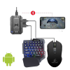HUB USB Bluetooth para Teclado y Mouse en Android, Celular o Tablet