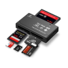 Mutilector Externo USB 2.0, de Memorias MicroSD, MMC, RS-MMC, Mini SD, T-Flash, MS/MS PRO, MS Duo, MS PRO Duo, M2