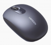 Mouse Inalámbrico 2.4G 800/1200/1600/2400 DPI, Función de 3 botones, Alcance 10m, Silencioso, Ergonómico, Anti-caída y Anti-interferencias, Color Midnight Blue, Batería Alcalina AA (incluida)