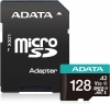 Tarjeta de Memoria microSDXC ADATA Premier Pro 128 GB, UHS-I, U3, V30, Clase 10, A2, MircoSD, con Adaptador