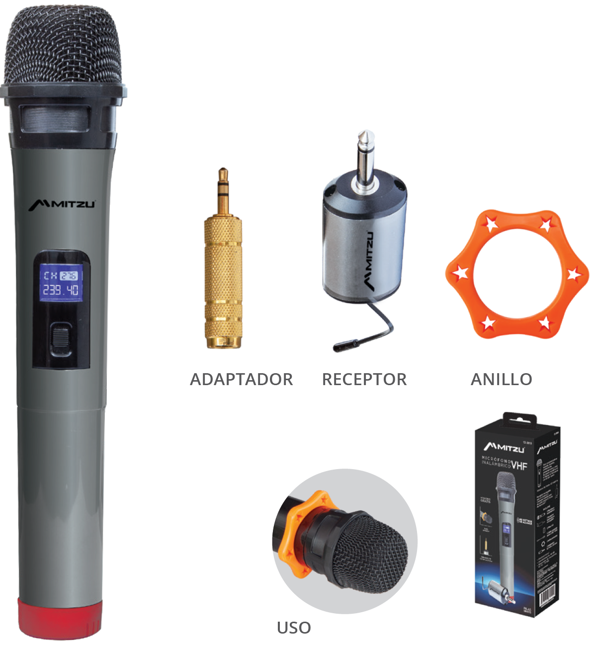Receptor de sales audio bluetooth mitzu