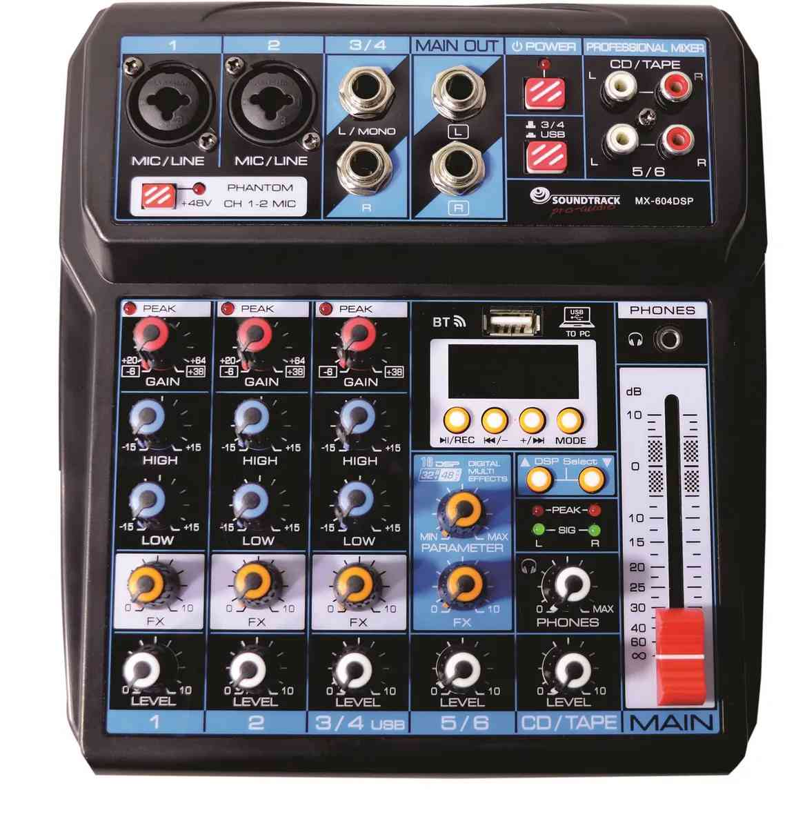 Mixer Consola Mezcladora 2 Microfonos Karaoke Profesional s8 – Tus