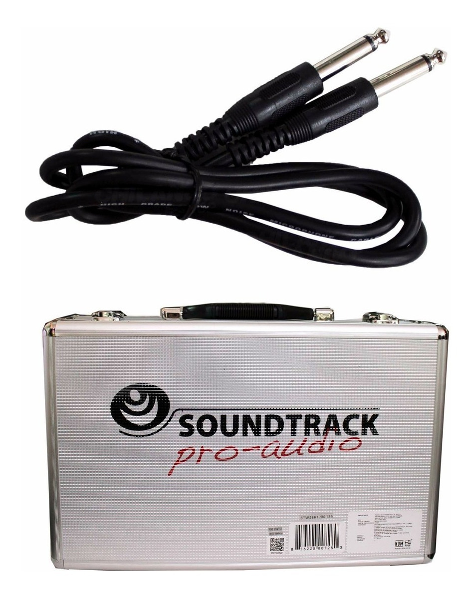 Microfono Inalambrico Doble Diadema Uhf Soundtrack Stw28hll