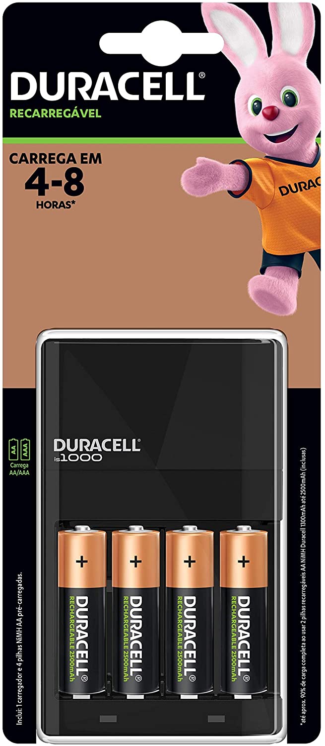 DURACELL PILAS RECARGABLE AA DE 2500MAH, PACK x 2 UNID. - DX1500 - Infofar  System