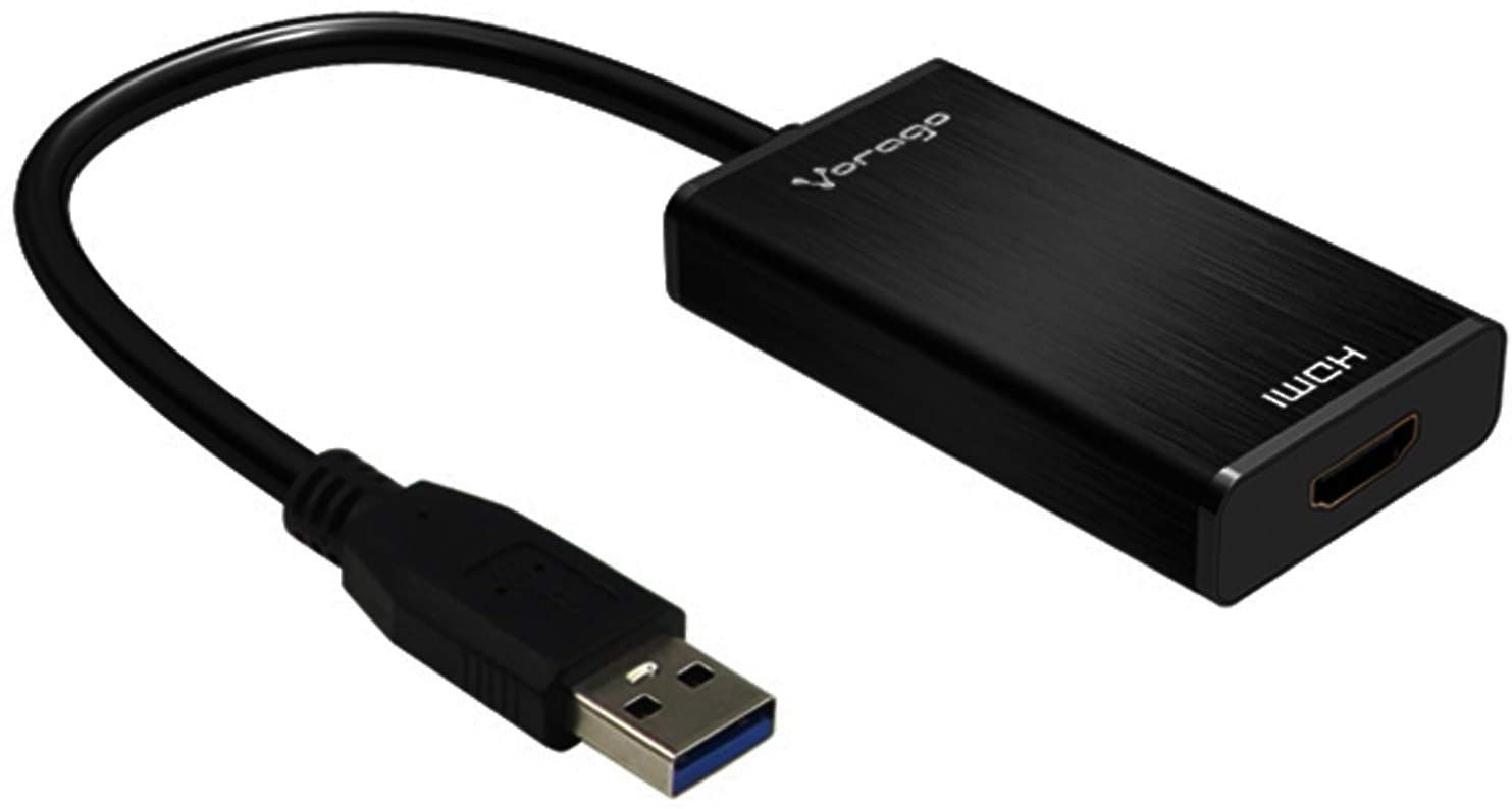 ADP-204 Adaptador USB 3.0 a HDMI, salida de audio 3.5 mm - Vorago 