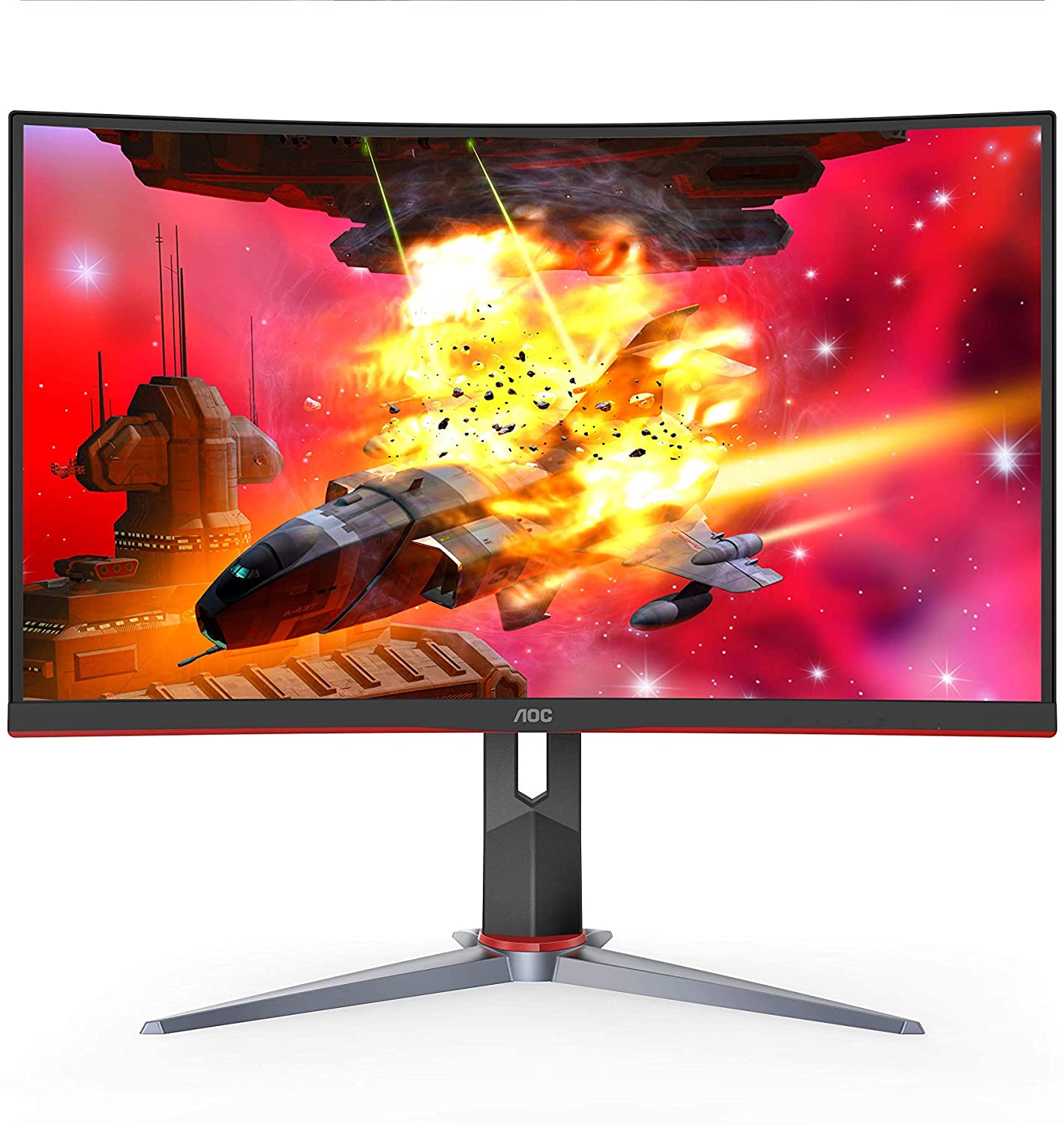 MONITOR LED AOC GAMER QHD 32 PULGADAS 165HZ 1MS CURVO (2 HDMI Y 1