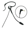 Manos libres para teléfono inalámbrico con soporte flexible para oreja. Cable de 1.20m y Plug 2.5mm dor