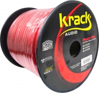 Cable de Corriente Krack Audio FLEX-PRO Calibre 8AWG - Rojo