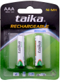 Baterías Recargables Ni-Mh TAIKA AAA 900mAh (2pz)