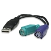 CABLE CONVERTIDOR MANHATTAN USB A PS/2 (2 PUERTOS)