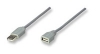 CABLE USB 1.1  EXTENSION MANHATTAN, 4.5 MTS TIPO A MACHO - A HEMBRA, GRIS