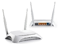 ROUTER TP-LINK WIRELESS 3G 4G 802.11N/G/B 300MBPS 2 ANTENA DESMONTABLES 3DBI