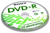 DVD+R SONY 4.7.5 C/10 PIEZAS BULK
