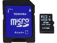 MEMORIA TOSHIBA 8 GB MICRO SD CLASE 4 CON ADAPTADOR