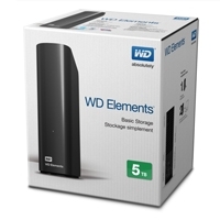 DD EXT 5 TB WD ELEMENTS ESCRITORIO NEGRO 3.5 USB 3.0/WIN/MAC
