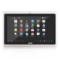 TABLET GHIA ANY 7" 27258B/5PTOS/DUAL1.5GHZ/512MB/8GB/2CAM/WIFI/ANDROID 4.4/BLANCA