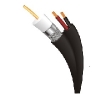 CABLE SIAMES RG59 CCA WAM (MALLA 95%, CONDUCTOR CU 20 AWG) + 2/18 AWG/NEGRO/SIAMES/305 MTS