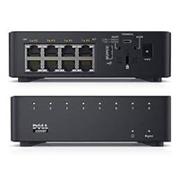 SWITCH DELL X1008, 8 PUERTOS 10/100/1000 BASE T (NO ADMINISTRABLE)