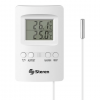 Termómetro digital para interiores y exteriores, con alarma ajustable para indicar temperatura alta o baja