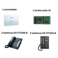 PAQUETE PANASONIC CONMUTADOR 1 KX-TES824+1 KX-TE82494+ 2 KX-T7730X-B + 3 T7703X-B (TELEFONOS NEGROS)