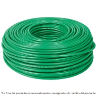 Cable THHW-LS, 12 AWG, color verde rollo 100 m