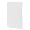 Placa de ABS ciega, línea Oslo, color blanco