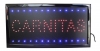 Anuncio Luminoso LED - Carnitas 25x48cm