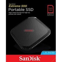 UNIDAD DE ESTADO SOLIDO SSD EXTERNO SANDISK EXTREME 500 120GB 2.5´USB 3.0 LECT. 415/ESCR. 340MBS