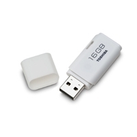 MEMORIA TOSHIBA 16GB USB 2.0 HAYABUSA BLANCA