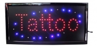 Anuncio Luminoso LED - TATTOO 25x48cm
