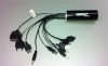 BATERIA PORTABLE USB 5V COMPLET, MICROPOWER 3000 CON CABLE UNIVERSAL INCLUIDO, COLOR NEGRO