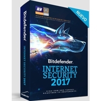 BITDEFENDER INTERNET SECURITY 2017, 5 PC + 1 SMARTPHONE O TABLET, 2 AÑOS DE VIGENCIA FISICO