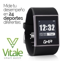 GHIA SMART WATCH VITALE/ 1.28 TOUCH/ WATERPROOF/ BT/ IOS/ ANDROID/ NEGRO
