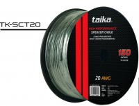 Cable TAIKA para Bocinas Polarizado Rojo-Humo Calibre 20