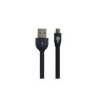 CABLE MICRO USB EASY LINE BY PERFECT CHOICE CABLE PLANO  DE CARGA Y DATOS NEGRO