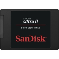 UNIDAD DE ESTADO SOLIDO SSD SANDISK ULTRA II 240GB 2.5 SATA3 7MM LECT.550/ESCR.500MBS